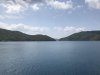 Looking out the small bay