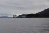Cruise ships in Hoonah as we leave
