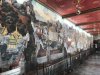As in Cambodia these paintings are so vibrant and detail the life of Buddha