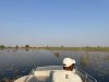 Ona at the bow of the boat