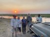 Sundowners at sunset.....Joe, Nancy, Kathy, Glen and Ona
