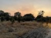 Sunset as we are driving back to camp
