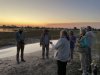 Having our last sundowners at sunset, Day 11, August 31