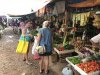 Kathy and Maggie shopping at the market