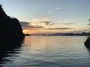 Sunset off Coron Island looking from our anchorage