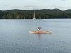 This was one of our guides at the Calauit Park came by on his bangka and caught a fish!!