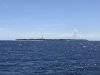 View of Appo Island as we approach the atoll about a mile away