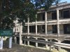 Bombed out army barracks