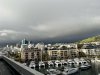 Table Mountain is still covered with clouds on our last morning, Sept 3