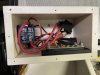 This is the freshwater pump control box.....relay in back, switch on left and various wires