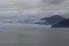 Oh crap, a huge fog bank as we enter Cross Sound