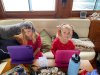 Ah...quiet time.....shows on the laptop
