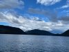 Looking out of Ushk anchorage