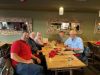 Richard, his two sons and John and Kathy at the Mangiare's restaurant