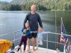 Took some family pictures the evening on July 16th on the flybridge in Deep Bay