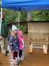 Kennedy and Roxie at the Raptor Center with a Snowy Owl