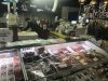 Local seafood market.....making sashimi!!