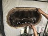 Port tank gasket.....some kind of silicon....ok shape, a little wobbly