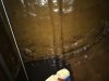Really dirty forward compartment...we took out 64oz of algae crap from the starboard tank