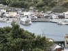 View of Mystic and Spruce ties up to the pontoon