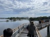 Walking along the Platform with lots of people