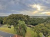 View from the tower for our sunset champagne outing. See the big tree blocking view of the Falls....hmmmmm!!