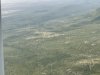 View from the plane as we traveled about an hour to the Maasai Mara
