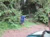 Jamel, the head tracker, gets off to go have a look for more tracks