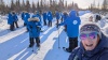 Snow shoeing!