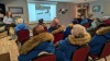 A local guide/poet giving a talk on the "Call of the North"