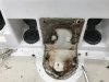 Capstan is bolted to a metal plate in the deck and thru-bolted into the chain locker