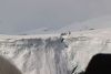 We took a zodiac cruise with Howard as our guide. See the crack up high...that is where that small crevasse is located