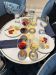 We tasted a French Fume Blanc, Hess USA Chardonnay, Italian Barbaresco, and Chilean Cabernet Sauvignon.