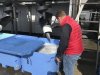 The salmon are being sorted into various types!