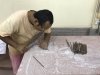 Carving sandstone