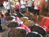 Local market with lots of protein