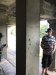 Bullet holes from fighting the Khmer Rouge