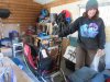Michele describing the sled used in the Yukon and Iditarod Races