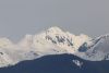 I believe that is Mt Fairweather, ~50-75 miles away, +15,000 feet...whoa