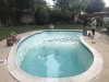 Draining the pool and getting ready for new plaster, tile and coping.....about a 3.5 week process with lots of noise and dust!!!