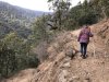 Kathy on the hike up!!!!
