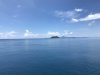 Small island off Ayam anchorage....Kathy saw 3 large turtle nests on the beach