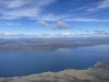 View of Beagle Channel from airplane
