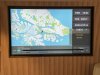 They have a navigation chart on the ship's TV...pretty cool!!