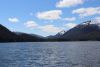 View of West Basin meadow from our anchor at high tide