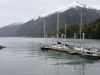 Mystic anchored in about 120'