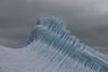 Many large and unique icebergs.....calved some 200 miles south and then get grounded in this Bay