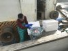 Soon there were 6 fishing boats offloading their daily catch