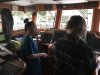 This woman came to say hi and then for a tour.....we think she was on holiday to visit the onsens!!