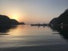 Sunset from Yunotsu harbor!!